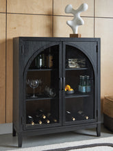 Prime Furniture - Ashley Furniture - Armenleigh Accent Cabinet - Bar Cabinet / Black/Brown - A4000702