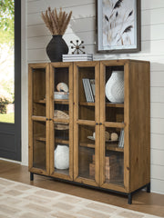 Prime Furniture - Ashley Furniture - Wrenridge Accent Cabinet - Accent Cabinet / Gray Brown - A4000706