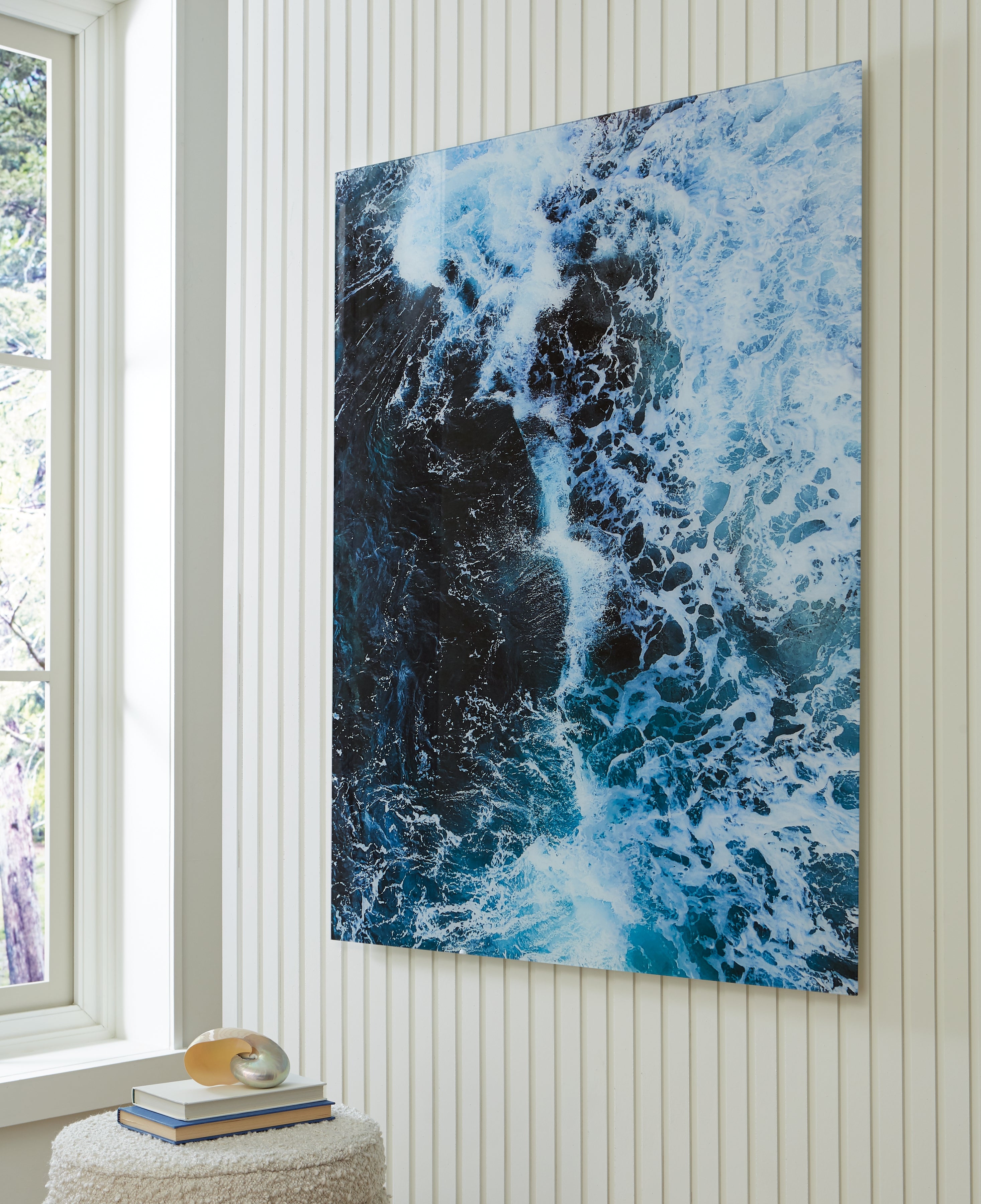 Prime Furniture - Ashley Furniture - Clemick Wall Decor - Wall Art / Turquoise - A8000422