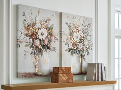 Prime Furniture - Ashley Furniture - Faisaldon Wall Decor - Wall Art Set (Set of 2) / Multi - A8000476
