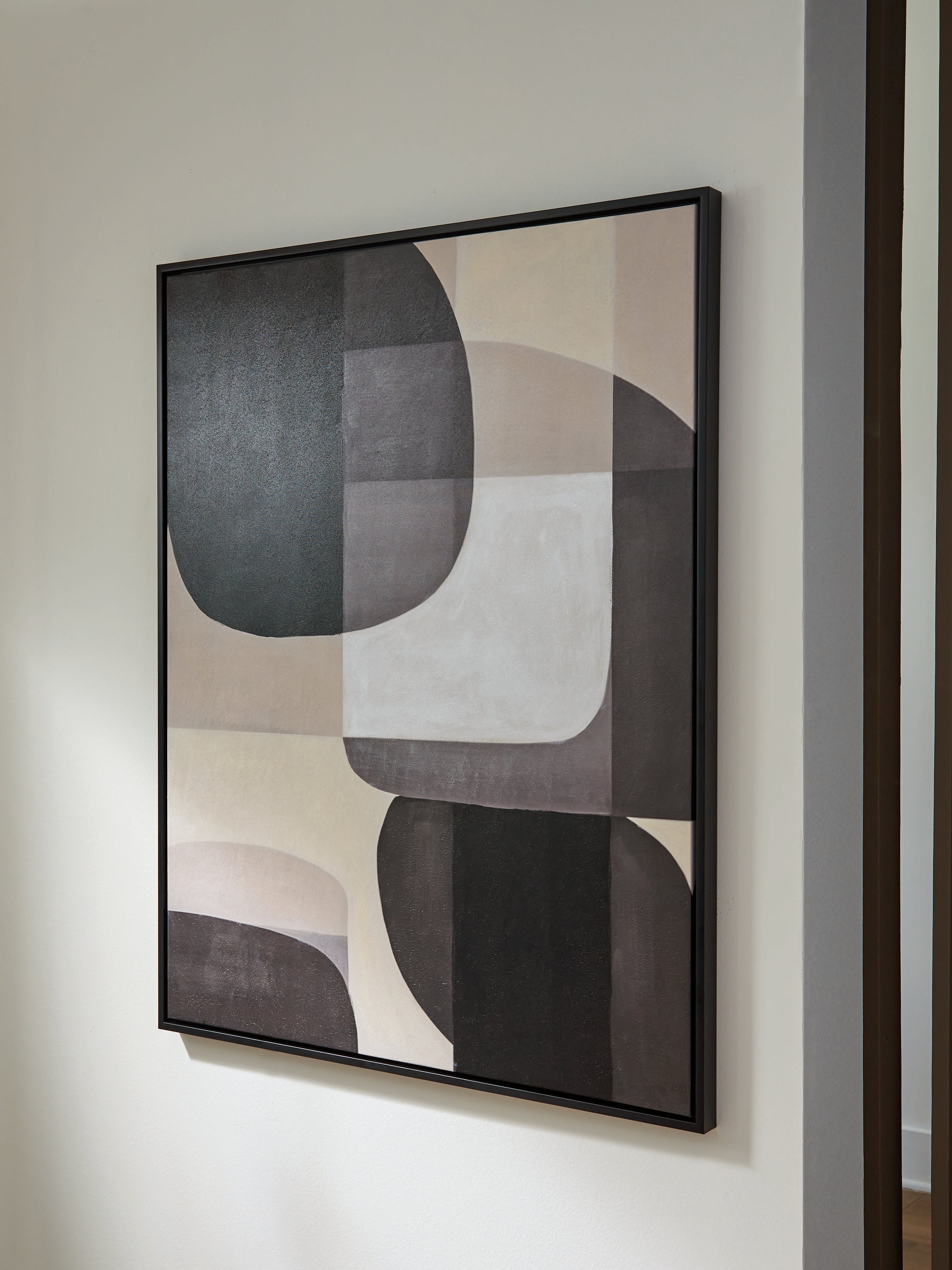 Prime Furniture - Ashley Furniture - Kesleigh Wall Decor - Wall Art / Black/White - A8000495