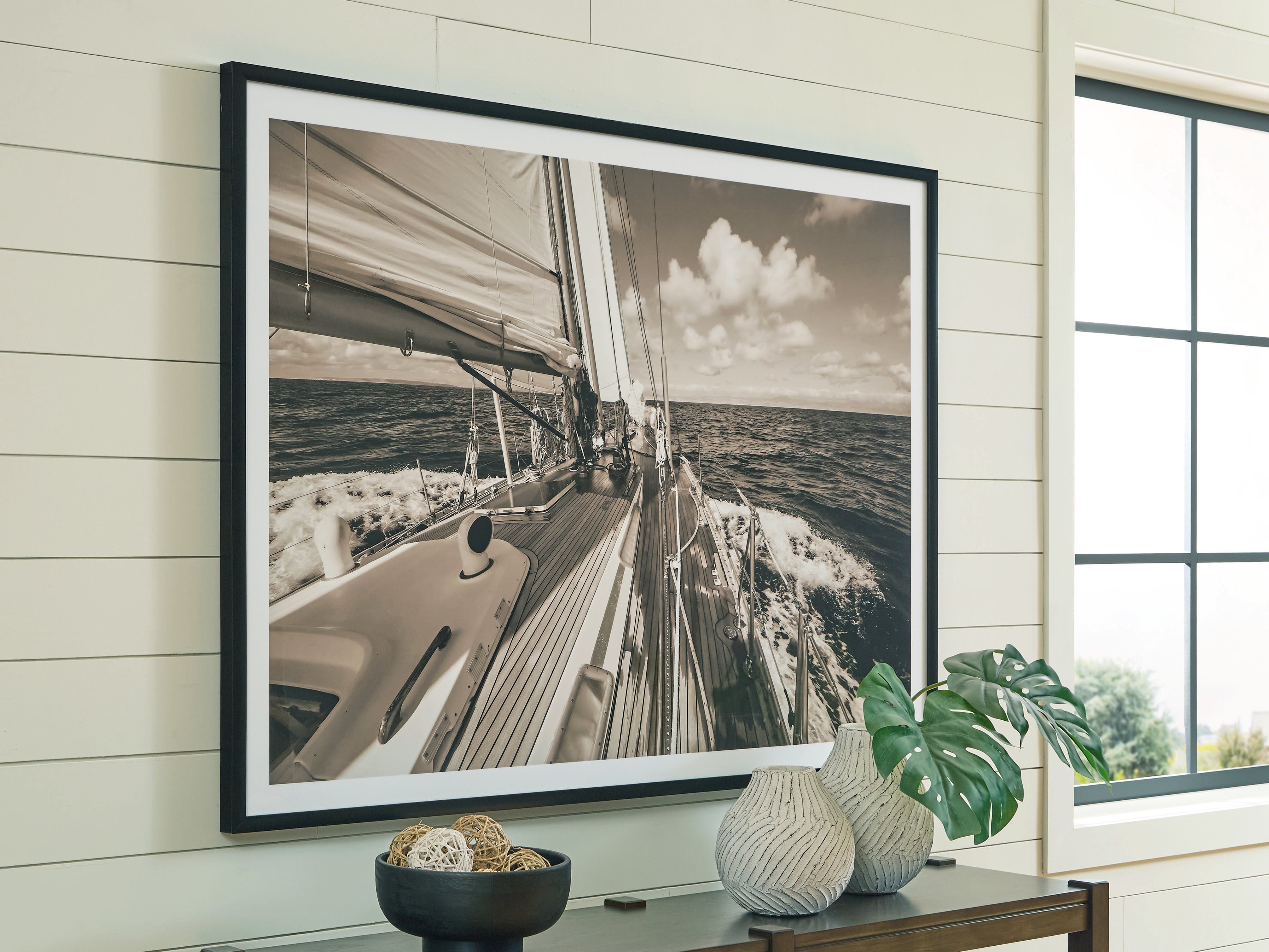 Prime Furniture - Ashley Furniture - Arlanford Wall Decor - Wall Art / Sepia - A8000505