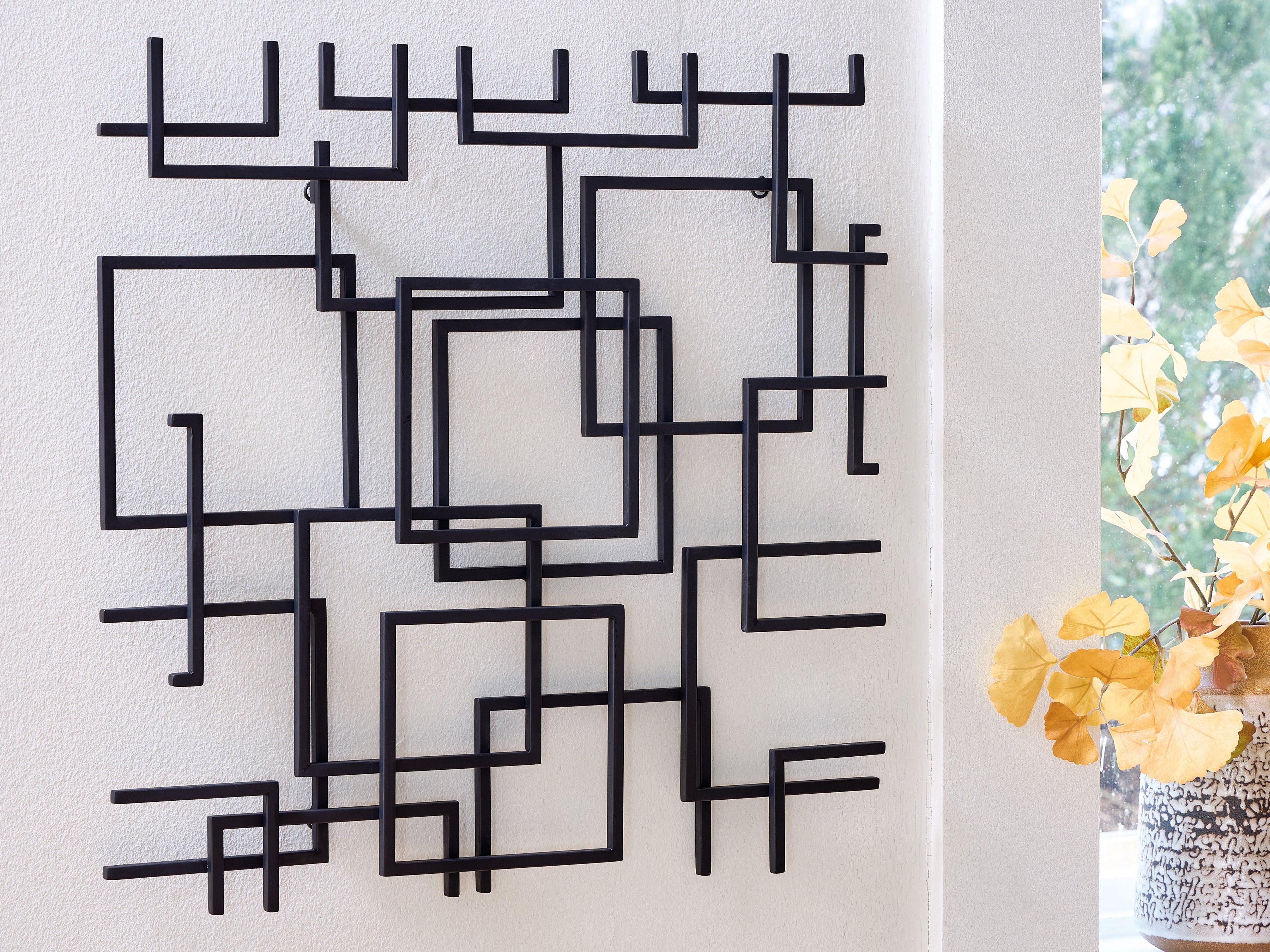 Prime Furniture - Ashley Furniture - Aadanton Wall Decor - Wall Decor / Black - A8010400