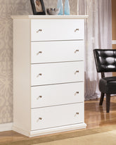 Prime Furniture - Ashley Furniture - Bostwick Shoals Bedroom - Twin Panel Bed / White - B139B41