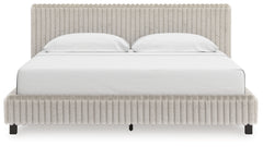 Prime Furniture - Ashley Furniture - Zuraleus Bedroom - California King Upholstered Bed / White - PCB3381B14