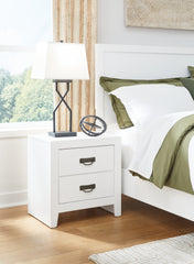Prime Furniture - Ashley Furniture - Binterglen Bedroom - Queen Panel Bed / White - B427B6