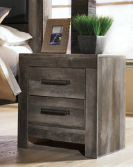 Prime Furniture - Ashley Furniture - Wynnlow Bedroom - Queen Upholstered Poster Bed / Gray - B440B7