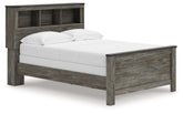 Prime Furniture - Ashley Furniture - Frandern Bedroom - Full Panel Bed with Storage / Black/Gray - B4480B24