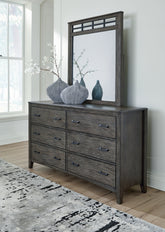 Prime Furniture - Ashley Furniture - Montillan Bedroom - Two Drawer Night Stand / Grayish Brown - B651-92
