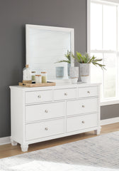 Prime Furniture - Ashley Furniture - Fortman Bedroom - Twin Panel Storage Bed / White - B680B24
