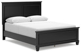 Prime Furniture - Ashley Furniture - Lanolee Bedroom - Queen Panel Storage Bed / Black - B687B17