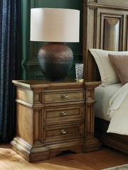 Prime Furniture - Ashley Furniture - Frantanna Bedroom - Three Drawer Night Stand - PCB949-93