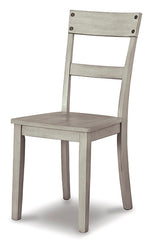 Prime Furniture - Ashley Furniture - Loratti Dining Room - Dining Chair (Set of 2) / Gray - D261-01X2