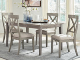 Prime Furniture - Ashley Furniture - Parellen Dining Room - Dining Chair (Set of 2) / Gray - D291-01X2