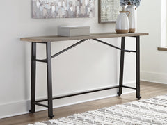 Prime Furniture - Ashley Furniture - Lesterton Dining Room - Long Counter Table / Light Brown/Black - D334-52