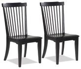 Prime Furniture - Ashley Furniture - Brenkerton Dining Chair (Set of 2) - Dining Chair (Set of 2) / Black - PCD591-01X2