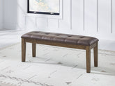 Prime Furniture - Ashley Furniture - Urbinforte Dining Room - Large UPH Dining Room Bench - PCD592-00
