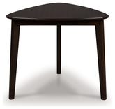 Prime Furniture - Ashley Furniture - Mallenette Dining Table - Triangle Dining Room Table / Merlot - PCD607-16