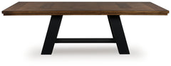 Prime Furniture - Ashley Furniture - Greddinton Dining Extension Table - Dining Extension Table / Brown/Black - PCD824D11