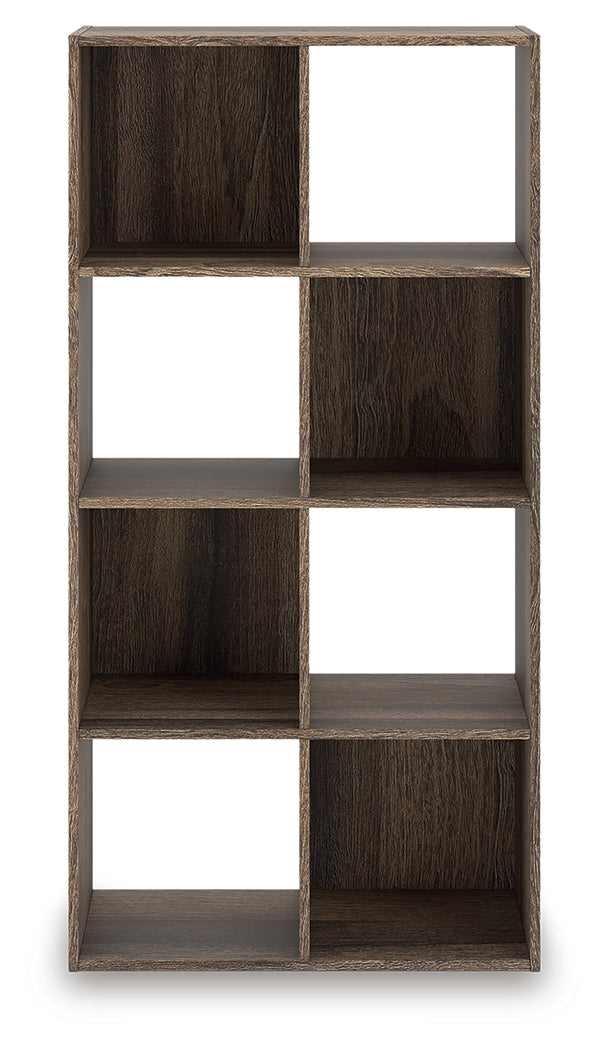 Prime Furniture - Ashley Furniture - Shallifer Eight Cube Organizer - Eight Cube Organizer / Brown - EA1104-4X2
