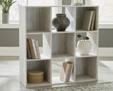 Prime Furniture - Ashley Furniture - Paxberry Nine Cube Organizer - Nine Cube Organizer / Whitewash - EA1811-3X3