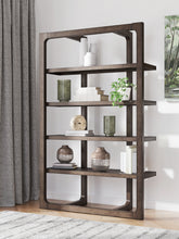 Prime Furniture - Ashley Furniture - Breckington Bookcase - Bookcase / Dark Brown - H556-70