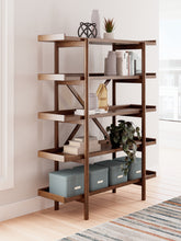 Prime Furniture - Ashley Furniture - Lyncott Bookcase - Bookcase / Brown - H615-70