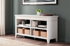 Prime Furniture - Ashley Furniture - Kanwyn Credenza - Credenza / Whitewash - H777-46