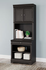 Prime Furniture - Ashley Furniture - Beckincreek Bookcase - Bookcase / Black - H778H7