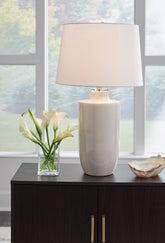 Prime Furniture - Ashley Furniture - Cylener Lighting - Table Lamp (Set of 2) / Off White - L100794X2