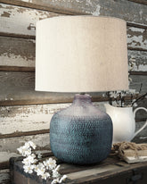 Prime Furniture - Ashley Furniture - Malthace Lighting - Table Lamp (Set of 2) / Patina - L207304X2