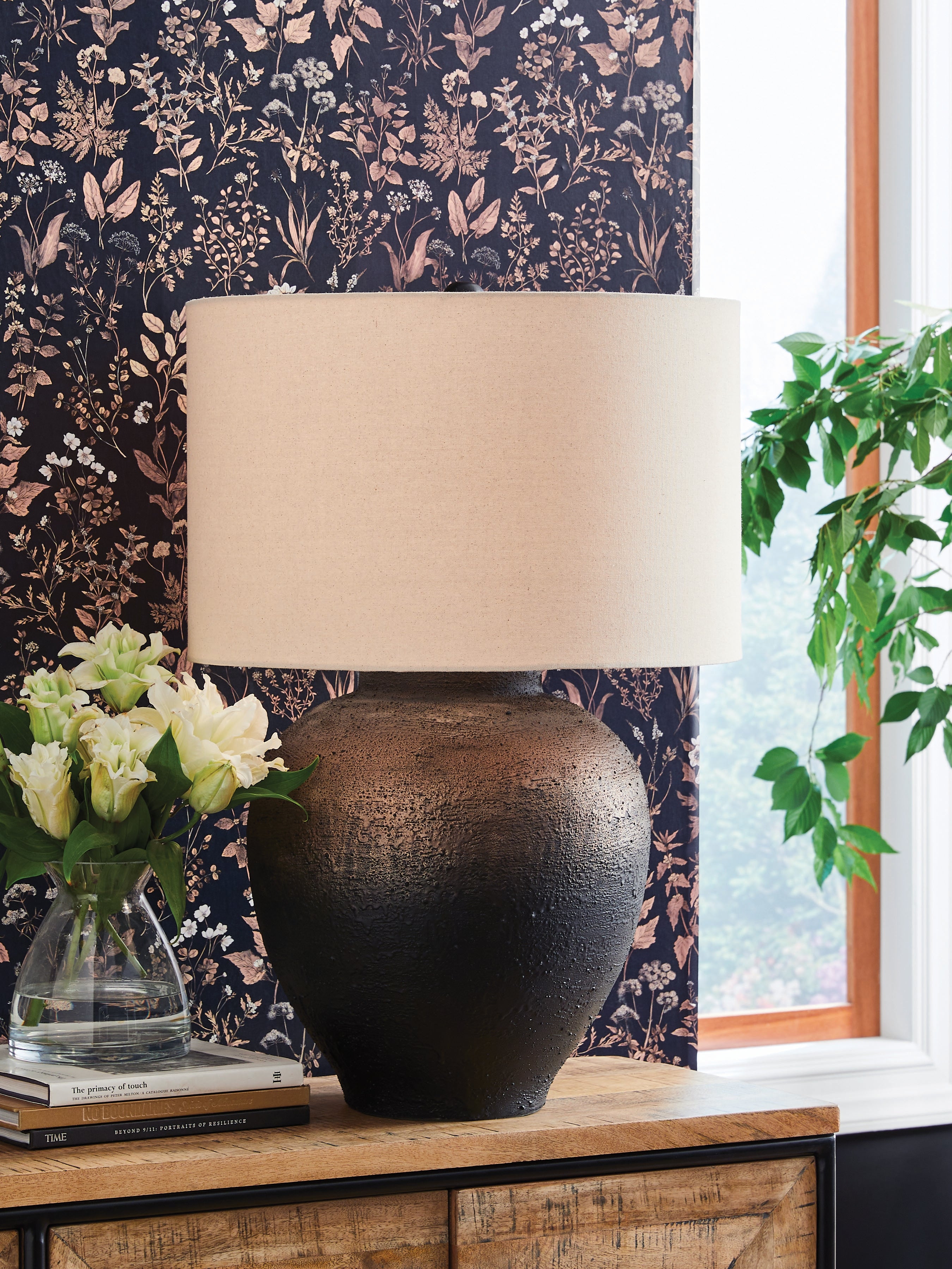 Prime Furniture - Ashley Furniture - Newgerhard Lighting - Metal Table Lamp (1/CN) / Brown/Black - L207644