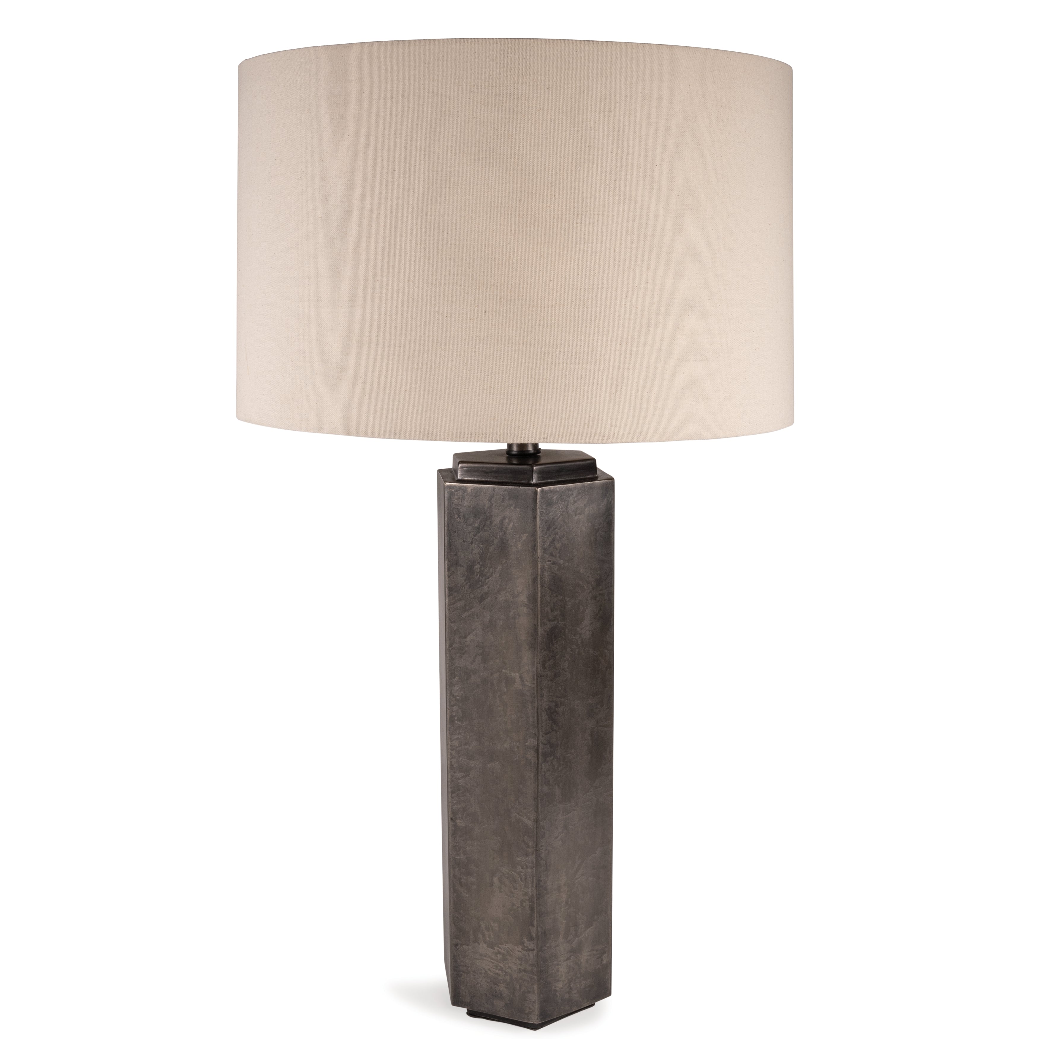 Prime Furniture - Ashley Furniture - Dirkton Lighting - Table Lamp (Set of 2) / Antique Pewter - L208324X2