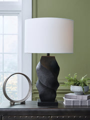 Prime Furniture - Ashley Furniture - Amillion Lighting - Poly Table Lamp (1/CN) / Black - L235904