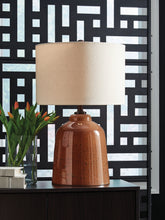 Prime Furniture - Ashley Furniture - Aaleahya Lighting - Glass Table Lamp (1/CN) / Rust - L430904