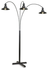 Prime Furniture - Ashley Furniture - Sheriel Lighting - Metal Arc Lamp (1/CN) / Black - L725059