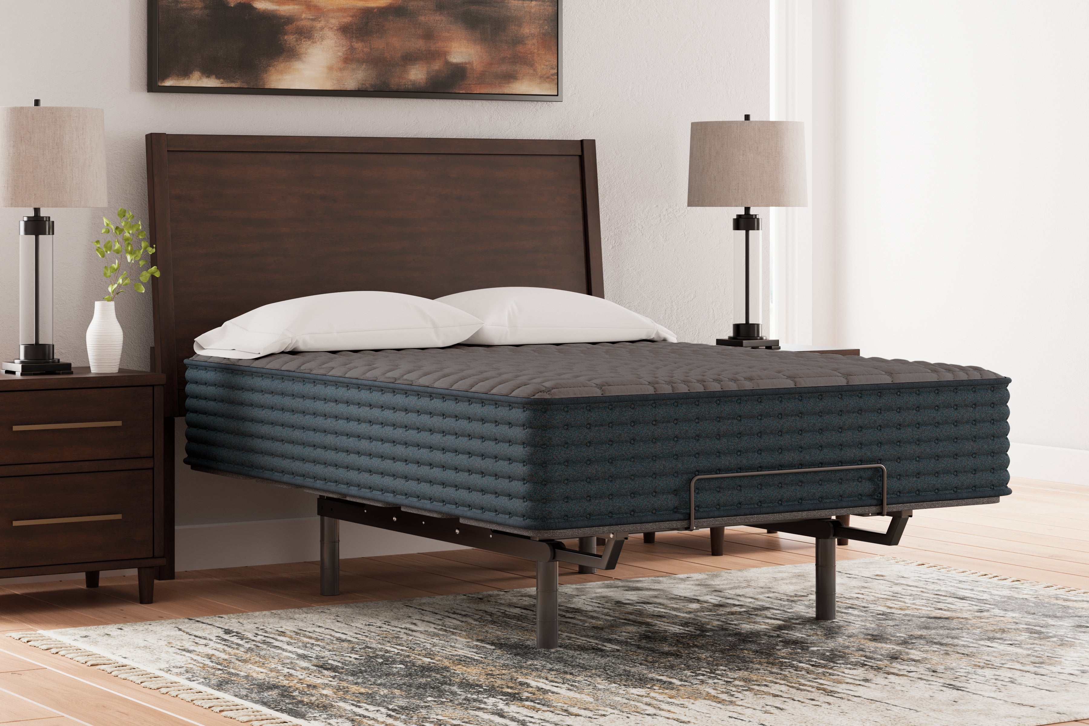 Prime Furniture - Ashley Furniture - Gray 1200 Hybrid Mattresses - King / Gray - M43841