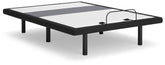 Prime Furniture - Ashley Furniture - Best Base with Lumbar and Audio Queen Adjustable Base - Queen Adjustable Base / Charcoal Gray - M5X532