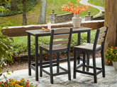 Prime Furniture - Ashley Furniture - Shoreline Beach Outdoor - Counter Table Set (3/CN) - PCP221-113