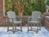 Prime Furniture - Ashley Furniture - Sanctuary Beach Outdoor - Barstool (Set of 2) - PCP227-124