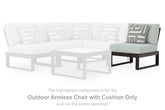 Prime Furniture - Ashley Furniture - Beachloft Outdoor - 4-Piece Outdoor Sectional / Black/Gray - P490P7