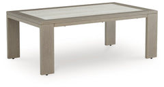 Prime Furniture - Ashley Furniture - Kimpton Isle Outdoor - Rectangular Cocktail Table / Brown - P704-701
