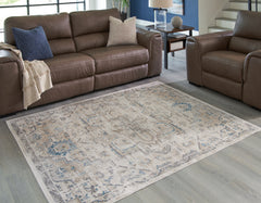 Prime Furniture - Ashley Furniture - Barkham Rug - 7'10" x 10' Washable Rug / Multi - R405551