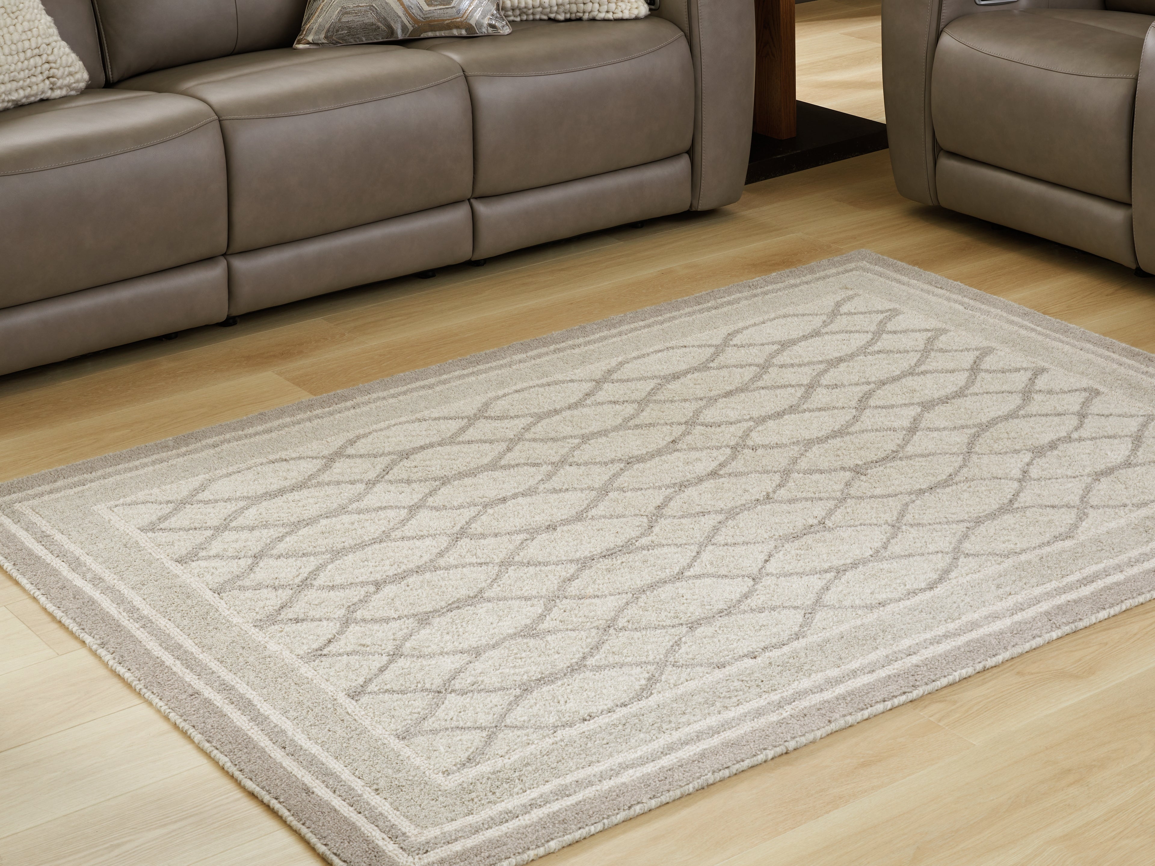 Prime Furniture - Ashley Furniture - Wimney Rug - Extra Large Rug / Gray - R407280
