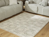 Prime Furniture - Ashley Furniture - Maconville Rug - Medium Rug / Ivory/Gray - R407322