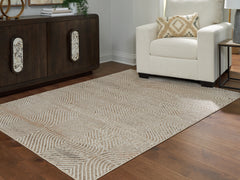 Prime Furniture - Ashley Furniture - Bachus Rug - 7'10" x 10' Area Rug / Multi - R407751