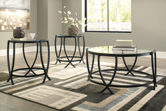 Prime Furniture - Ashley Furniture - Tarrin Table (Set of 3) - Occasional Table Set (3/CN) / Black - T115-13