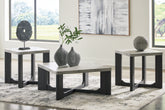 Prime Furniture - Ashley Furniture - Sharstorm Table (Set of 3) - Occasional Table Set (3/CN) / Two-tone Gray - T251-13