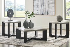 Prime Furniture - Ashley Furniture - Sharstorm Table (Set of 3) - Occasional Table Set (3/CN) / Two-tone Gray - T251-13