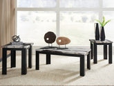 Prime Furniture - Ashley Furniture - Jazmore Table (Set of 3) - Occasional Table Set (3/CN) / Dark Brown - T255-13